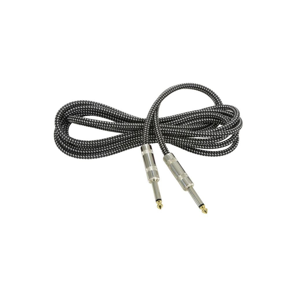 chord BGL-3-BKWH Braided Guitar Lead, 3 m