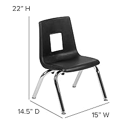 Flash Furniture Mickey Advantage Black Student