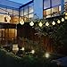 Solar String Lights Outdoor Crystal Ball Waterproof Globe String Lights 31ft 50LED Solar Powered Fairy Lighting for Garden Home Landscape Holiday Decorations (warm white) (warm white)
