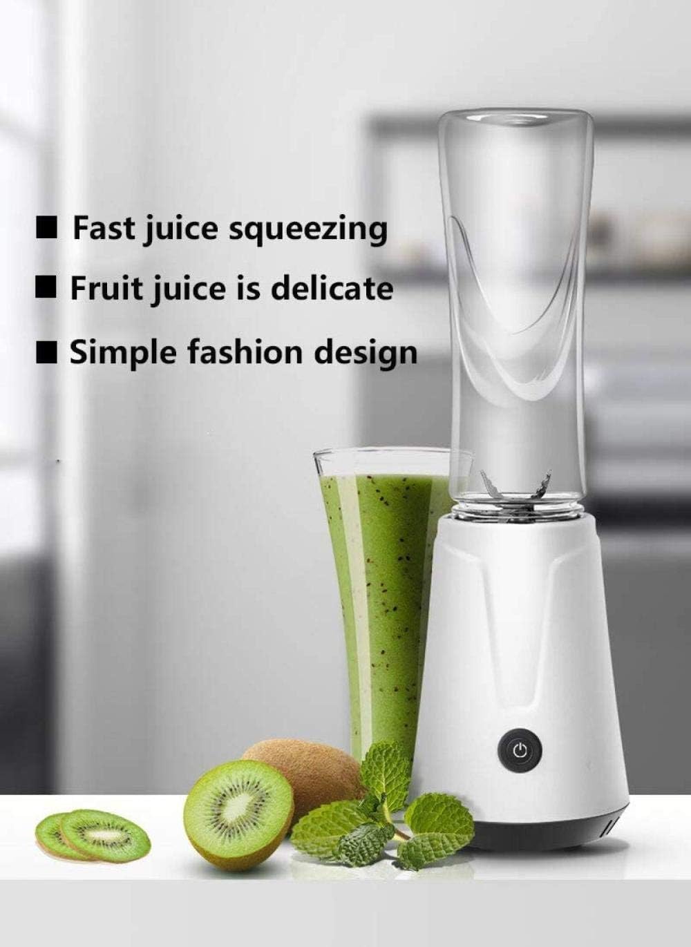 GONGFF Juicer,Mini Student Portable Juicer,Household Cup Simple Fruit Small Juicer