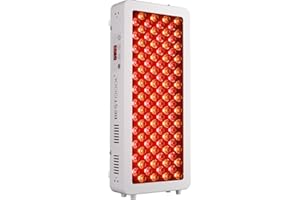 Bestqool Red Light Therapy for face Body, 4 Wavelengths Infrared Red Light Therapy, 100 Elite Grade Dual Chip LEDs, High Power Red Light Panel for Pain, Muscle, Energy. 170W. Modular Design.