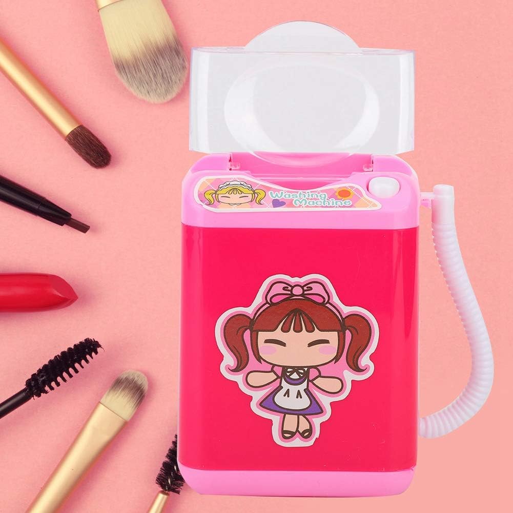 Mini Washing Machine, Mini Portable Simulation Washing Machine for Make up Brushes with Dehydration Function - Image 3