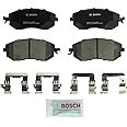 BOSCH BC1539 QuietCast Premium Ceramic Disc Brake Pad Set - Compatible with Select Scion FR-S; Subaru BRZ, Crosstrek, XV Crosstrek, Forester, Impreza, Legacy, Outback; Toyota 86; FRONT