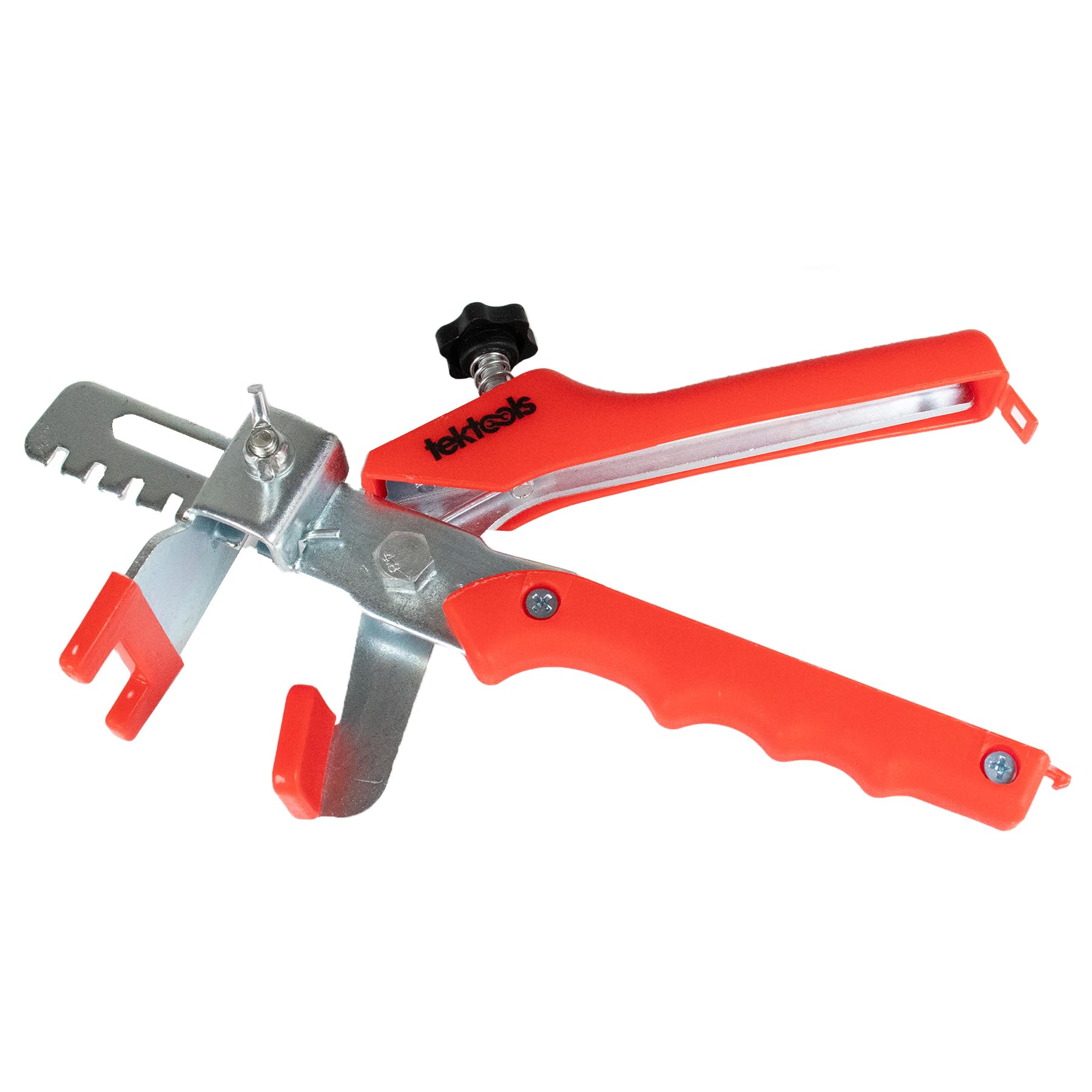 TekTools Tile Levelling Wedge Pliers - Tile Levelling Installation Tool (Red) for Wall, Floor, Ceramic, Stone Tiles. Tile Spacer Pliers - for Clip Wedges