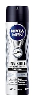 Nivea Men Invisible for Black & White Anti-Transpirant, Deo-Schutz 6er Pack (6 x 150 ml)