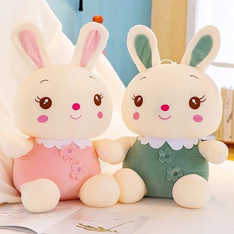 Amazon Co Jp バニーぬいぐるみかわいいウサギ人形大きな人形ベッド枕女の子ハート人形誕生日ギフト ホーム キッチン