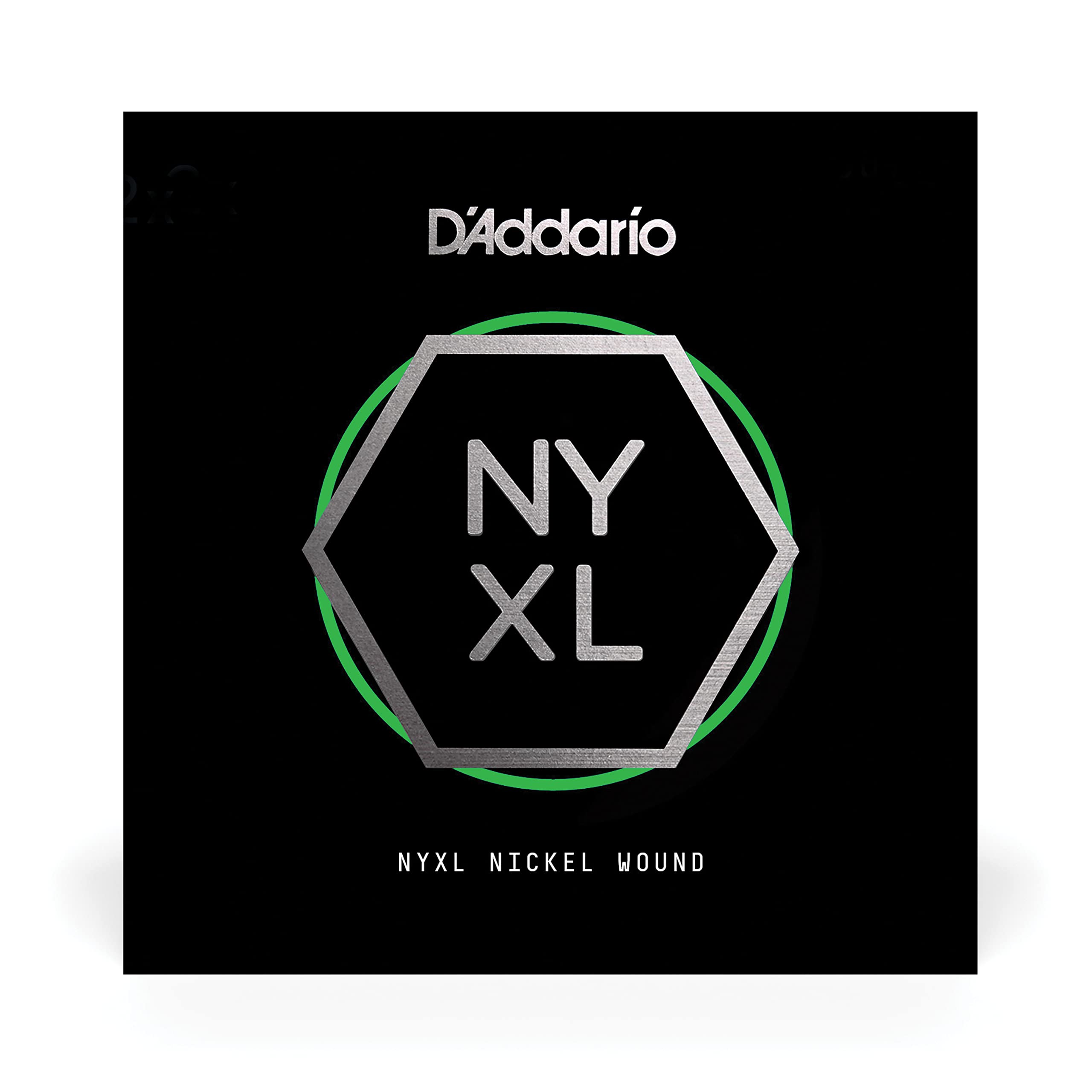 D'Addario NYNW072 NYXL Nickel Wound Electric Guitar Single String