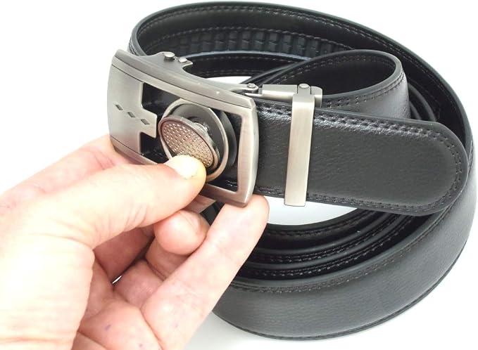 DESCENTE GOLF Men's Semi-Automatic Ball Marker Belt