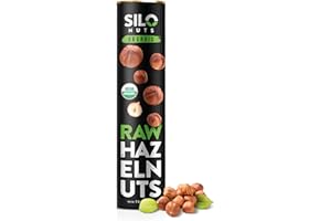 SILO NUTS Berrilys Natural Raw Hazelnuts, 454 grams, Whole, Non-GMO, Rich in Fiber, Turkish Origin, Natural with Skin, Great for Snacking, Baking, Cooking and More.