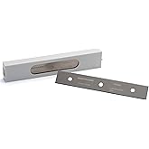 Glass Polish 6 inch (150mm) Pack of 25 Carbon Steel Scraper Blades, Double-Edged Blades for SCRATCHLESS Glass Scraper - GP15044