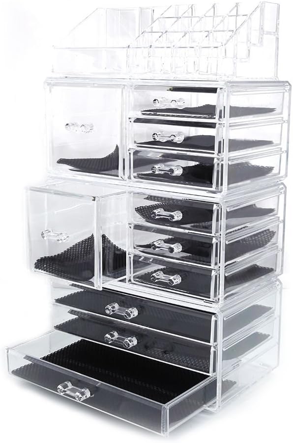 Amazon Com Tower Organizer Makeup Holder Case Box Jewelry Storage