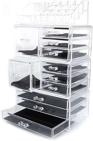 Amazon Com Tower Organizer Makeup Holder Case Box Jewelry Storage