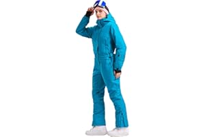 Bluemagic Womens Snowsuit One Pieces Ski Suits Jumpsuits Colorful Coveralls Snowboard Jackets