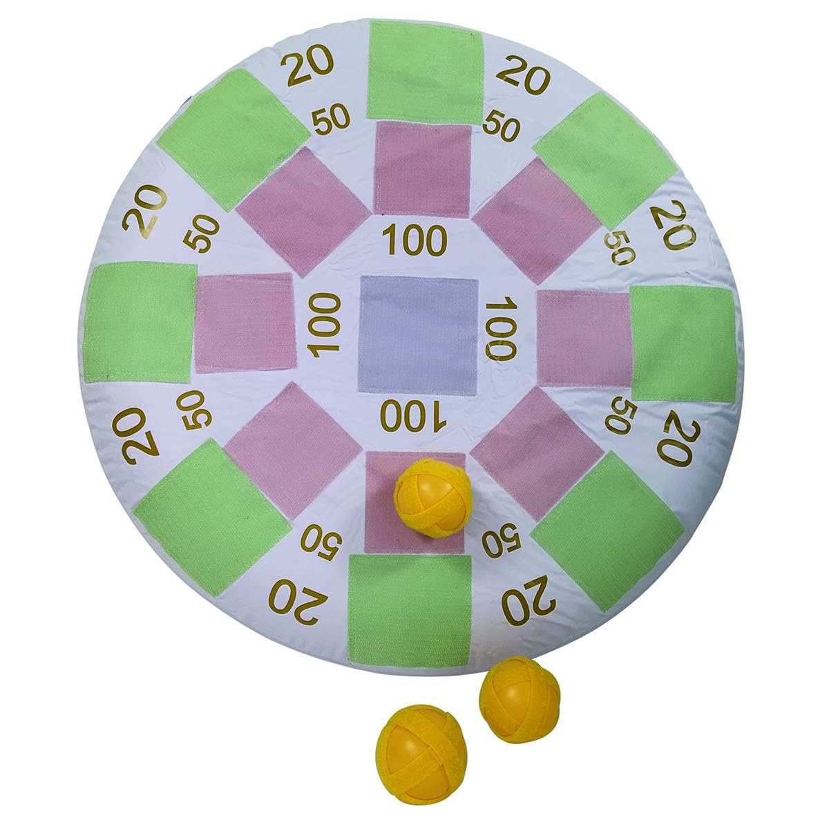 Traditional Garden Games Inflatable Target Ball Board – Velcro Dartboard Game for Kids & Families, Indoor & Outdoor Throwing Game, Easy to Inflate & Store