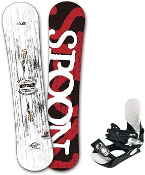 Amazon スノーボード 板 メンズ 2点 セット 21モデル 21 スノボー 軽量 ビンディング Spoon スプーン Nature 初心者 簡単 グラトリ キャンバー ボード パーク かっこいい 軽量 ビンディング取付無料 Spoon スプーン ボード ボードセット