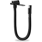 Jerbor Motorcycle Battery Charger with Bracket for Harley Street Glide FLHX Road Glide FLTRX ST 2024-2026, SAE Charging Port Mount with Cable Holder &amp; Housing for Harley Motorcycle Accessory