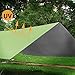 YUEDGE Easy Set Up Portable Waterproof Camping Tarp Shelter Sunshade Rain Tarp, Large=10' x 10'