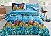 3D Modern Style 3 Piece Set Underwater Soft Comforter Set Blue (Y01) (Queen)