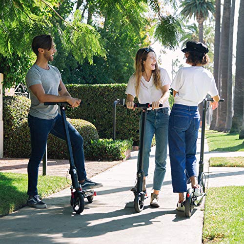 XPRIT Folding Electric Kick Scooter w/Long Lasting Battery (Black-6.5" Wheel) - Thumbnail 2