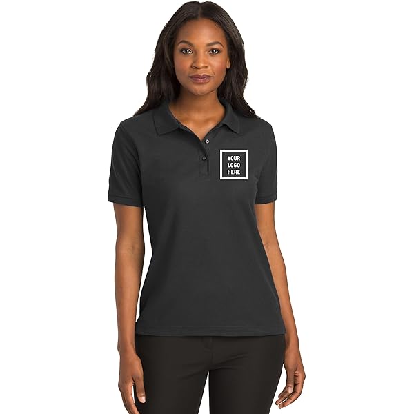 Amazon.com: Custom Embroidered Polo Shirts for Ladies - Pinpoint