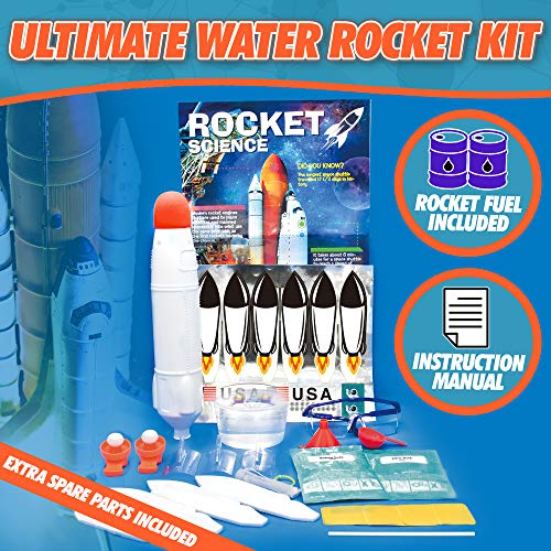 BLOONSY Water Rocket Kit Water Rockets for Kids Toy Rocket Launcher