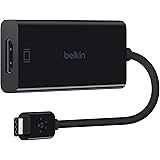 Amazon Com Belkin Mini Displayport To Hdmi Adapter 4k Compatible Black Computers Accessories