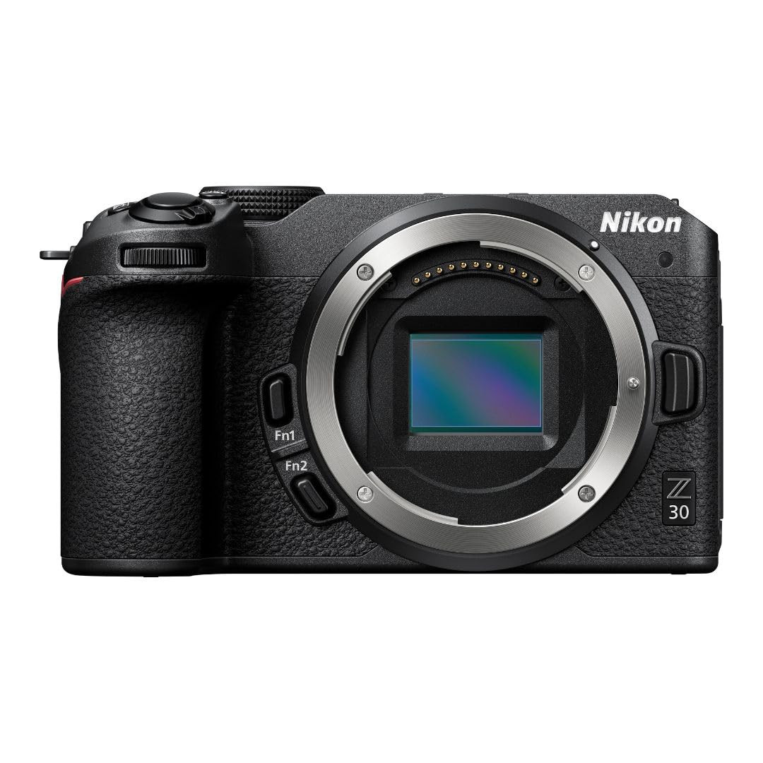 Nikon Z30 Body + Lexar SD 64 GB 800x Fotocamera Mirrorless, CMOS DX da 20.9 MP, LCD Angolazione Variabile, Registrazione fino a 125min, Video 4K, Nero [Nital V.I.P.: 6 anni di garanzia]