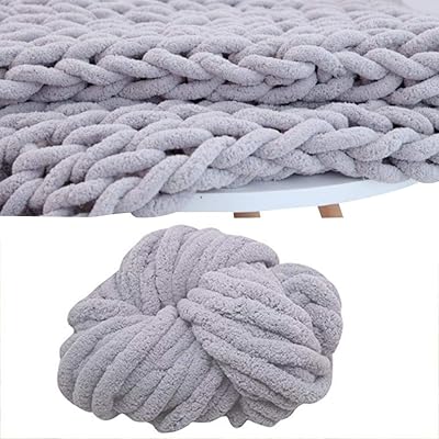 Extreme Chunky Knit Blanket DIY Chenille Wool Yarn Bahrain Ubuy