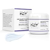 Hair inhibitor Cream, Hair Growth Inhibitor for Women Face, Get Rid of Chin Hair, Hair Removal Serum for Arm, Legs, All Body, Unscented, Cream, Natural Plant Extract, Unisex, 50g / 1.7 Fl Oz