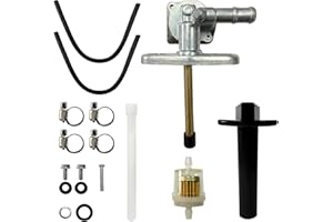 AYIDDUE Fuel Valve Petcock For Honda Foreman 450 TRX450 1998-2004 Foreman 500 TRX500 2005-2009 2011 Foreman Rubicon 500 TRX500 2001-2009 2011-2012 2014 Rancher 350 TRX350 2000-2006 16950-HM7-003 16950-HP5-601