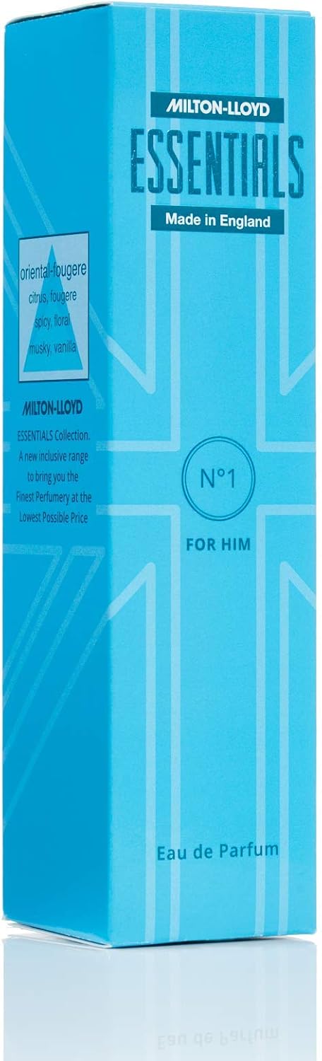 MILTON-LLOYD ESSENTIALS No 1 Perfume for Men. 50ml Eau de Parfum Men, Luxury Fragrance, Mens Aftershave - Image 4