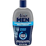 Nair Men Hair Remover Body Cream, Body Hair Remover for Men, 13 Oz Bottle