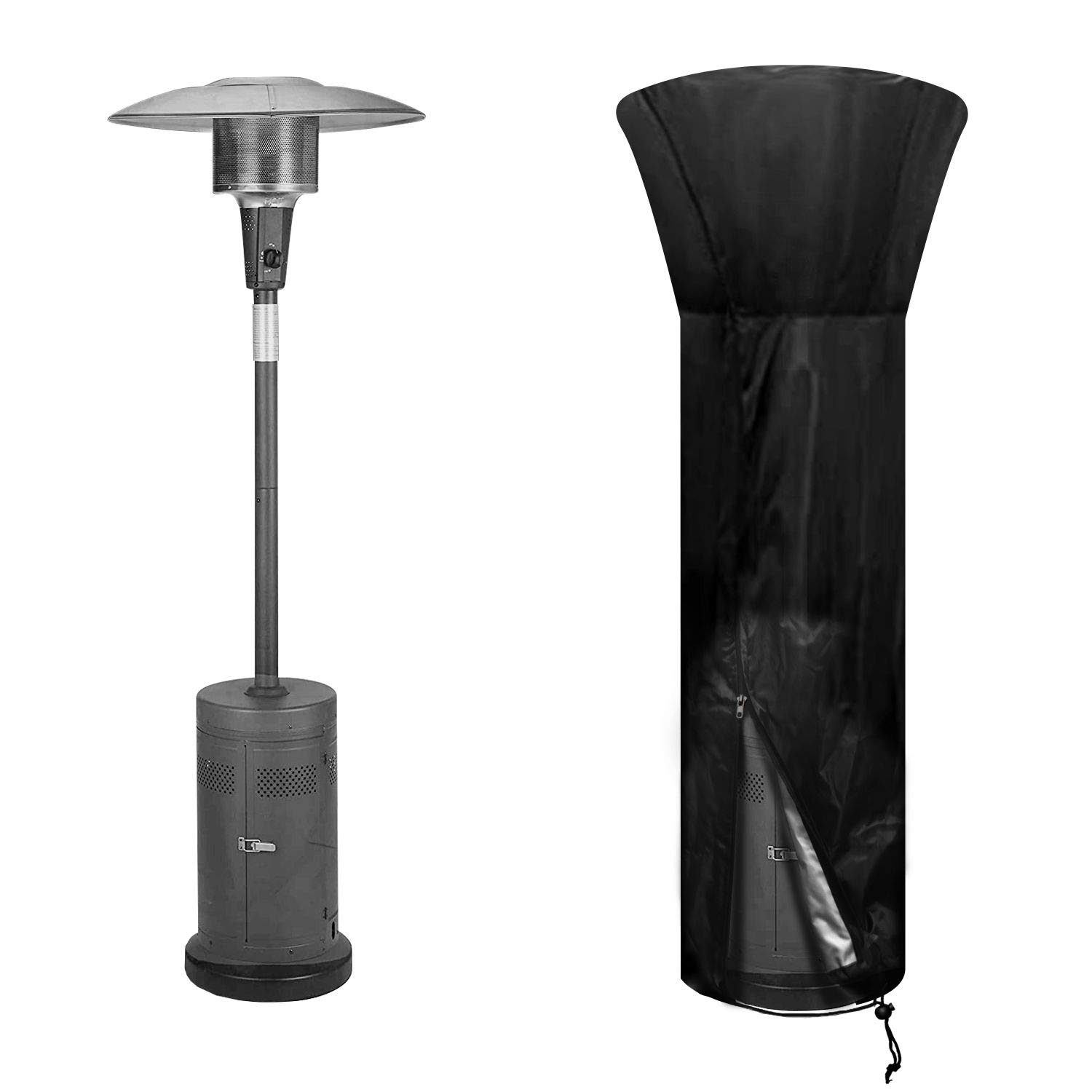 Senders Patio Heater Cover, Heavy Duty 210D Oxford Fabric, Waterproof Windproof UV Resistant (226x85x48cm)