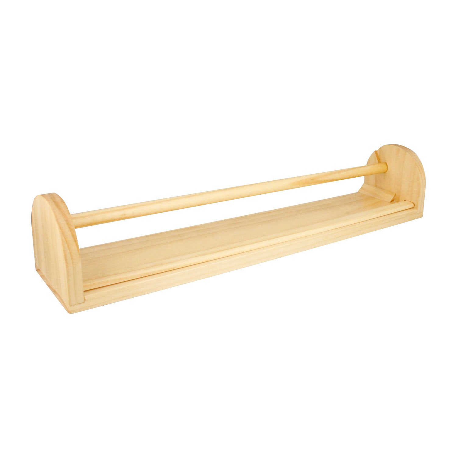 US Art Supply 18 inch Wooden Tabletop Paper Holder & Dispenser