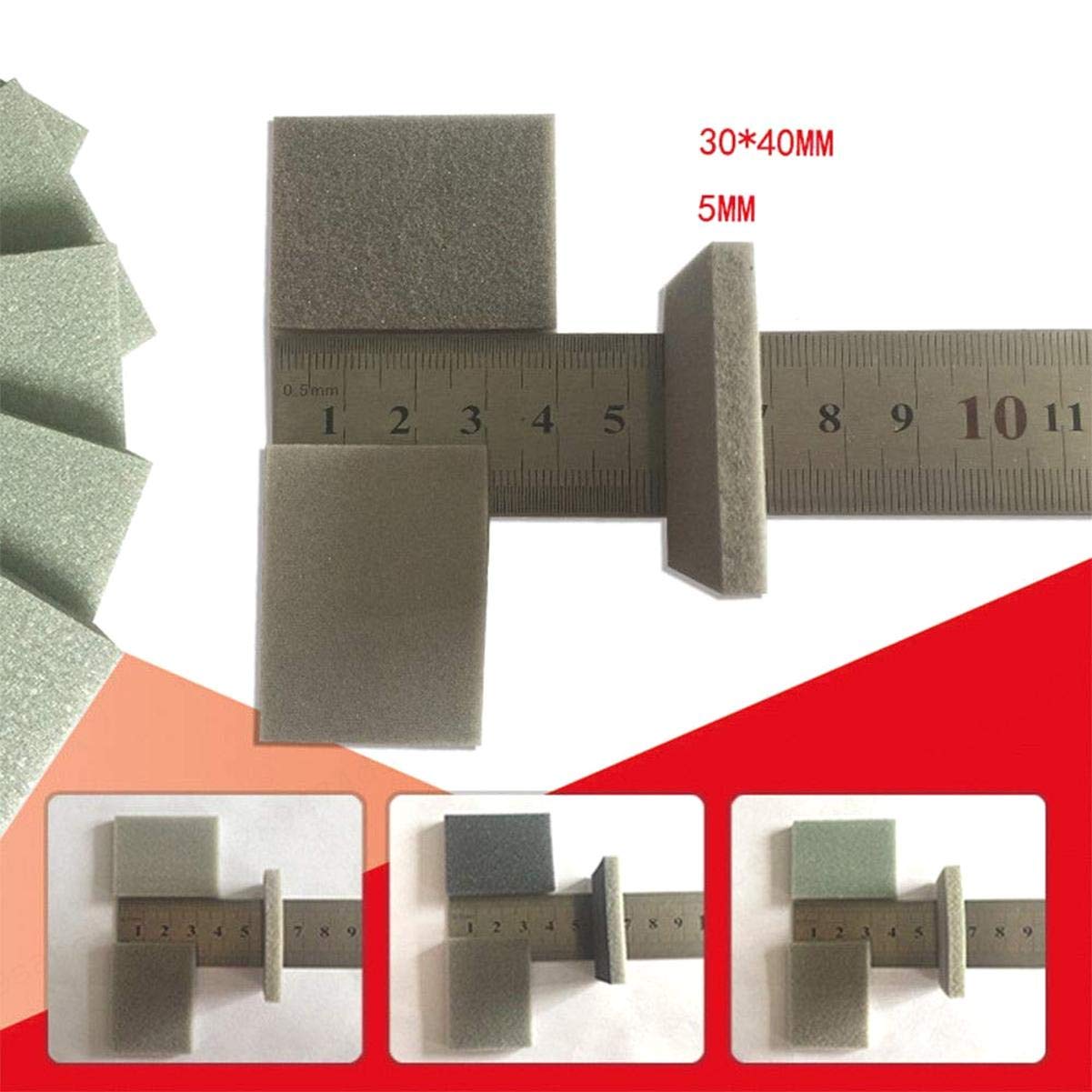 iMiMi Sanding Sponge 6PCS Abrasive Blocks Flexible Foam Sandpaper Sanding Blocks with Wet Dry