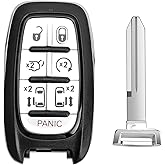 Key Fob Replacement Fits for Chrysler Pacifica Voyager 2017 2018 2019 2020 2021 2022 2023 2024, Smart Proximity Keyless Entry Remote Control M3N-97395900, 68217832AC, 68217832AB 433 Mhz 7 Buttons
