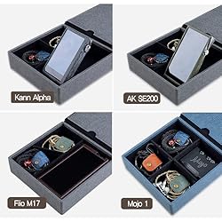 MITER Carrying Case for 4 IEM Earphones, Handmade
