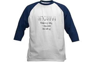 CafePress Funny Parkour Slogan Kids Baseball Jersey Kids Cotton Baseball Jersey, 3/4 Raglan Sleeve Shirt