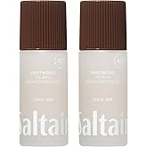 Saltair Serum Deodorant Driftwood 2 Pack. 5% AHA Formula. Lactic Acid and Mandelic Acid Deodorant. Aluminum-Free Odor Control for Women and Men. Travel Essentials, 2x 1.7oz Roll On