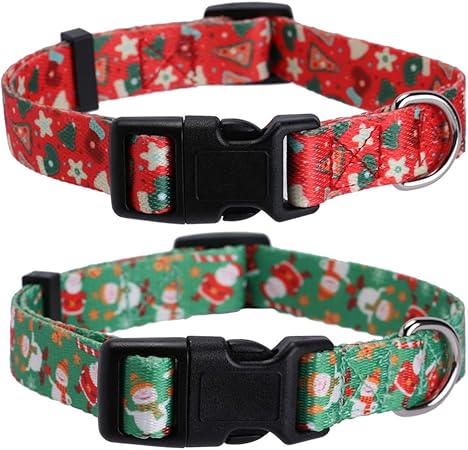 christmas dog collars amazon