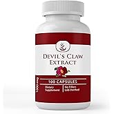 PURE ORIGINAL INGREDIENTS Devil's Claw Extract, (100 Capsules) Always Pure, No Additives Or Fillers, Lab Verified