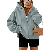 Trendy Queen Zip Up Hoodies For Women Cropped Sweatshirts Fall Fashion Outfits 2026 Y2k Fleece Teen Girls Clothes