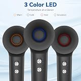 TQQ Hair Dryer 110,000 RPM Brushless Motor 200M Negative Ions 57dB view 2
