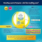 Lil-Lets Non-Applicator Regular Tampons 32 Count Plant Based SmartFit view 4