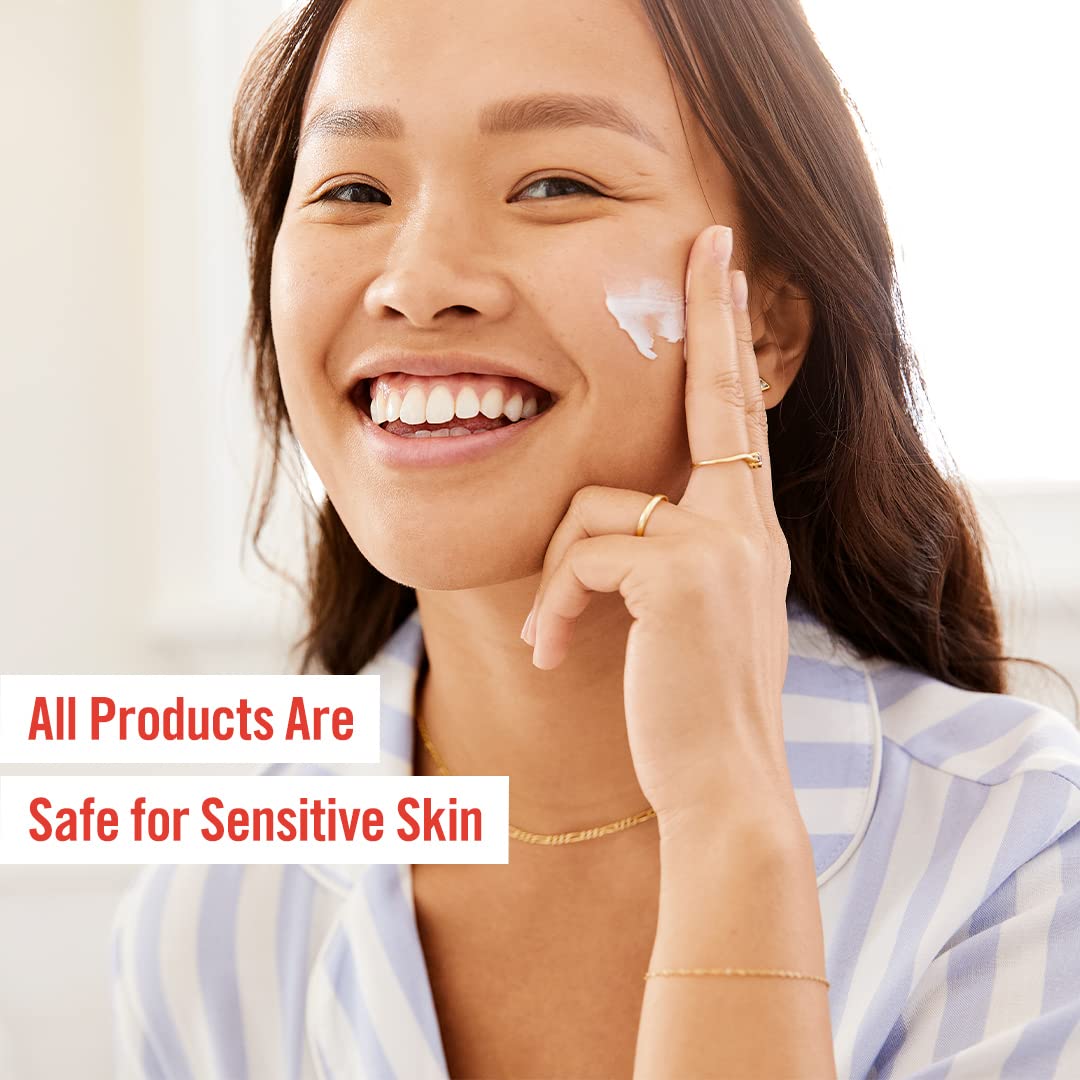 First Aid Beauty FAB Faves Trio: Cleanse & Hydrate Dry, Distressed Skin with Travel Size Essentials, KP Bump Eraser Body Scrub with 10% AHA, Ultra Repair Cream & Pure Skin Face Cleanser (2 oz, 3ct)