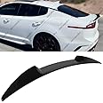 WheelX Rear Spoiler Compatible with 2018-2024 Kia Stinger, Trunk Exterior Duckbill High Kick Tail Deck Lid Wing Lip Splitter 2018 2019 2020 2021 2022 2023 2024 (Glossy Black)