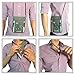 SevenBlu RFID Secret Travel Neck Stash (Large) - Fits Kindle - Hidden Travel Wallet | Money Belt and Passport Holder (Gray)