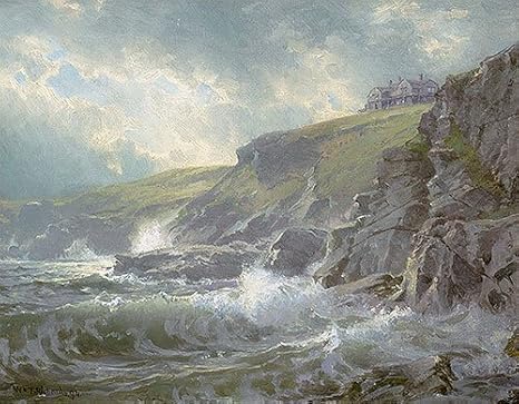 Amazon ウィリアム Trost Richards View Of The Artistのホーム Graycliff ニューポート ロードアイランド州 14 キャンバス印刷reproduction 12 5 X 15 5 In 31 8 X 39 4 Cm アートフレーム ポスター オンライン通販