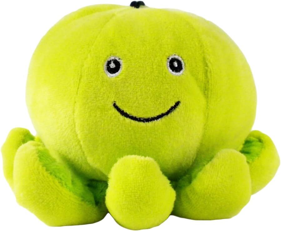 Blulans Cute Octopus Shape Plush Toy Puppy Dog Chew Teething Teeth Cleaning Playing Toy