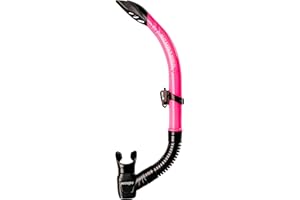 SCUBAPRO Escape Semi-Dry Snorkel, with Purge Valve and Splashguard Barrel-Top Design